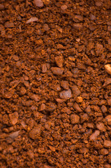 Close Up Of Coffee Powder