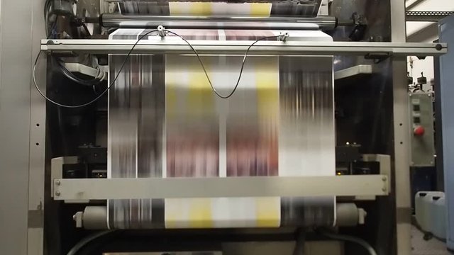 Offsetdruck in Druckerei
