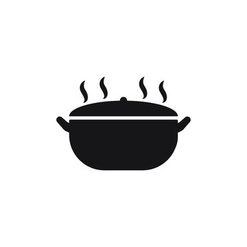 Food stream icon. Cooking or boiling sign. Vector illustration