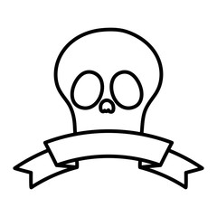 trick or treat - happy halloween line image