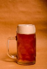 Variety of different beers, of different colors and alcoholic strengths in different shaped glasses suited to different personalities