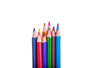 Color Pencil Isolated On White Background 