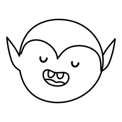 trick or treat - happy halloween line image