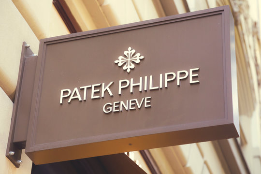 Patek Philippe sign on wall 2
