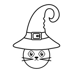 trick or treat - happy halloween line style