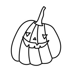 trick or treat - happy halloween line image