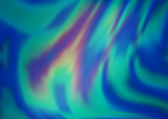 Light BLUE vector background with bent ribbons. Colorful abstract illustration with gradient lines. A completely new template for your business design.