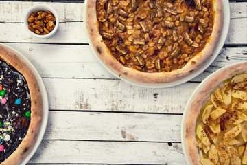 sweet pizza menu