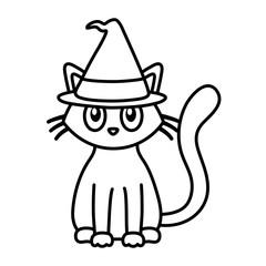 trick or treat - happy halloween line style