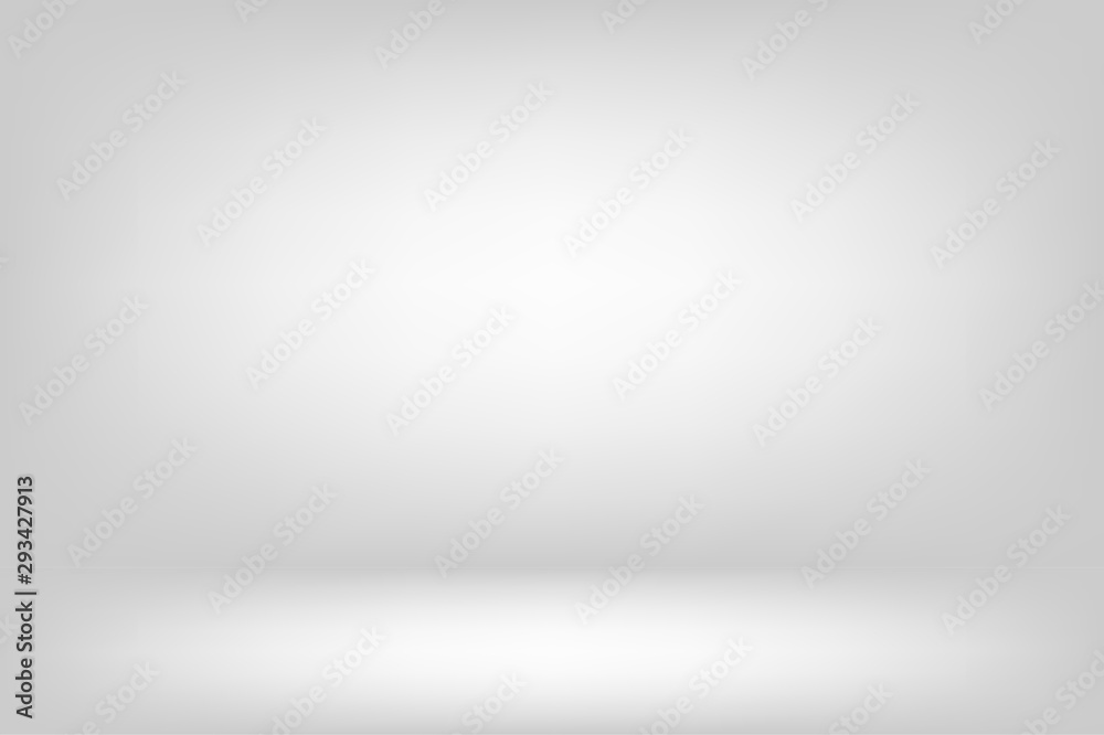 Poster abstract white wall and floor room and studio for pattern and design