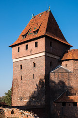 Malbork Castle is famous landmark of Poland outdoor.