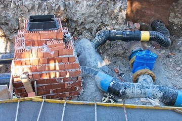 Hydro construction work, reconstruction of sewerage.