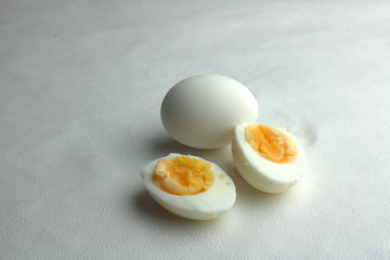 egg rests upon table