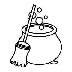 trick or treat - happy halloween line style