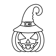 trick or treat - happy halloween line style