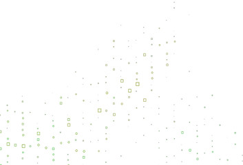 Light Blue, Yellow vector cover with polygonal style.