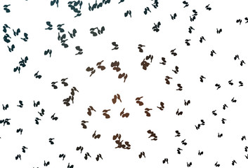 Light Black vector template with memphis shapes.