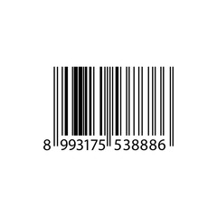  scanning bar code icon flat design