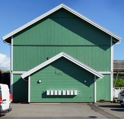 Fototapeta na wymiar Typical wooden house in Sweden