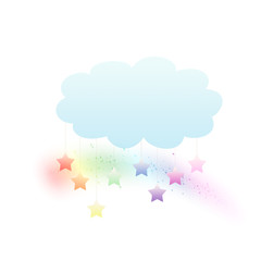 Rainbow Cloud and Stars