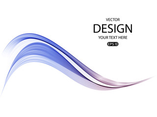 Vector abstract wave background, color flow wavy lines for brochure, website, flyer design.