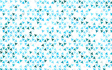 Light BLUE vector seamless layout with lines, triangles. Triangles on abstract background with colorful gradient. Design for textile, fabric, wallpapers.