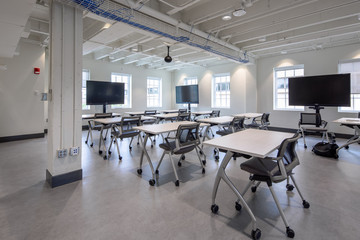 Modern University Classroom