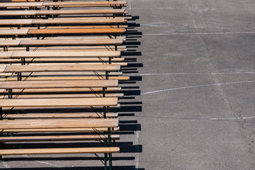 Bancs de brasserie