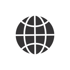 Globe Icon Vector Illustration