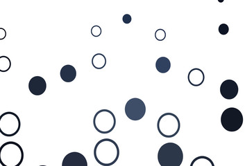 Light BLUE vector background with bubbles.