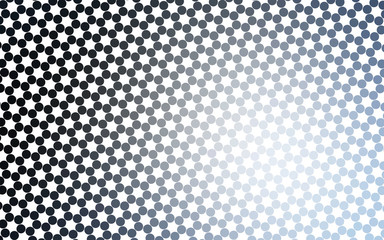 Light BLUE vector layout with circle shapes. Beautiful colored illustration with blurred circles in nature style. Pattern for ads, booklets.