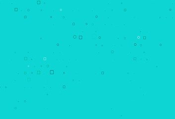 Light BLUE vector backdrop with dots, spots, cubes.