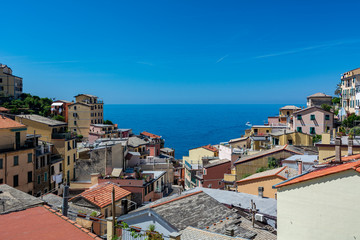 Riomaggiore in Italy, the cinque terre