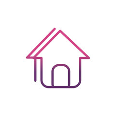 home page network social media icon line