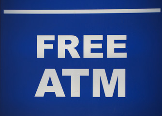 free atm sign