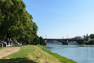Paseo junto al guadalquivir