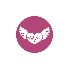 heartbeat wings breast cancer awareness