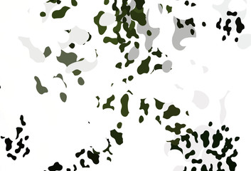 Obraz na płótnie Canvas Light Green vector backdrop with abstract shapes.