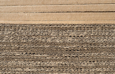 brown corrugated cardboard texture background