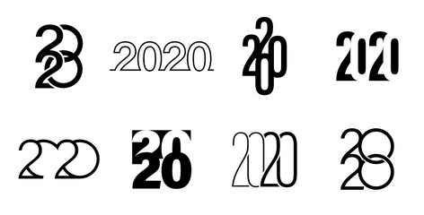 Graphisme calendrier et vœux 2020