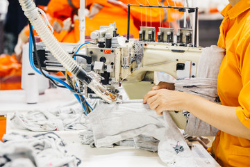 Textile/sock production machines and yarn mills 