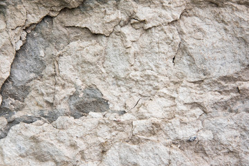 The texture of the concrete cracked wall is yellow. Wall template for design.