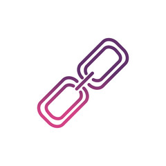 link network social media icon line