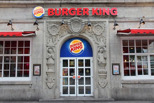 DORTMUND, GERMANY - JULY 15, 2012: Burger King restaurant in Dortmund, Germany. As of 2013 the fast food chain had over 13,000 outlets in 79 countries.