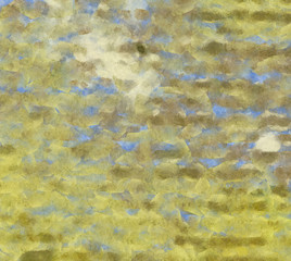 Abstract watercolor background. Hand drawn scratched grunge unusual texture. Custom design pattern. Digital painting oil artwork.