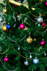 Christmas tree toys and Christmas presents