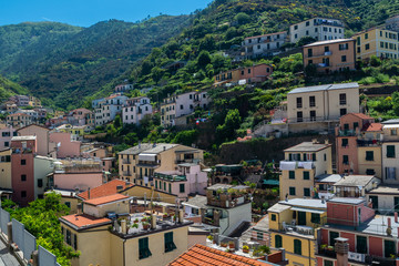 Fototapeta premium Riomaggiore in Italy, the cinque terre