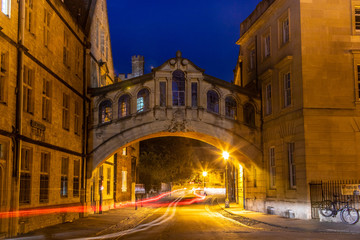 Fototapeta na wymiar Bridge of Sighs, Oxford