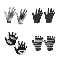 Isolated object of property and distinctive icon. Set of property and textile vector icon for stock.