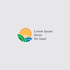 Icon Logo simple of  Environment